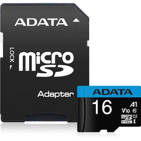 Adata Adata 16Gb Premier Uhs-I Class10 85 A1 V10 Micro Sdhc W/ Adaptor AUSDH16GUICL10A1-RA1
